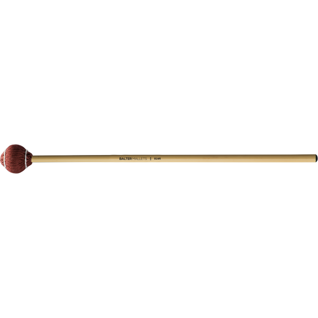 Mike Balter - Pro Vibes Vibraphone Mallets-Percussion-Mike Balter-B24: Red Cord - Soft-Rattan (R)-Music Elements