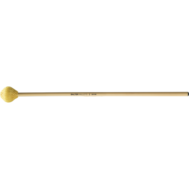 Mike Balter - Ultimate Series Vibraphone Mallets-Percussion-Mike Balter-B111: Yellow Polyester - Extra Hard-Rattan (R)-Music Elements