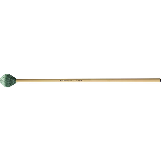 Mike Balter - Ultimate Series Vibraphone Mallets-Percussion-Mike Balter-B112: Green Polyester - Hard-Rattan (R)-Music Elements