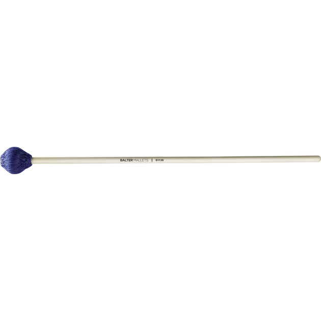 Mike Balter - Ultimate Series Vibraphone Mallets-Percussion-Mike Balter-B113: Blue Polyester - Medium Hard-Birch (B)-Music Elements