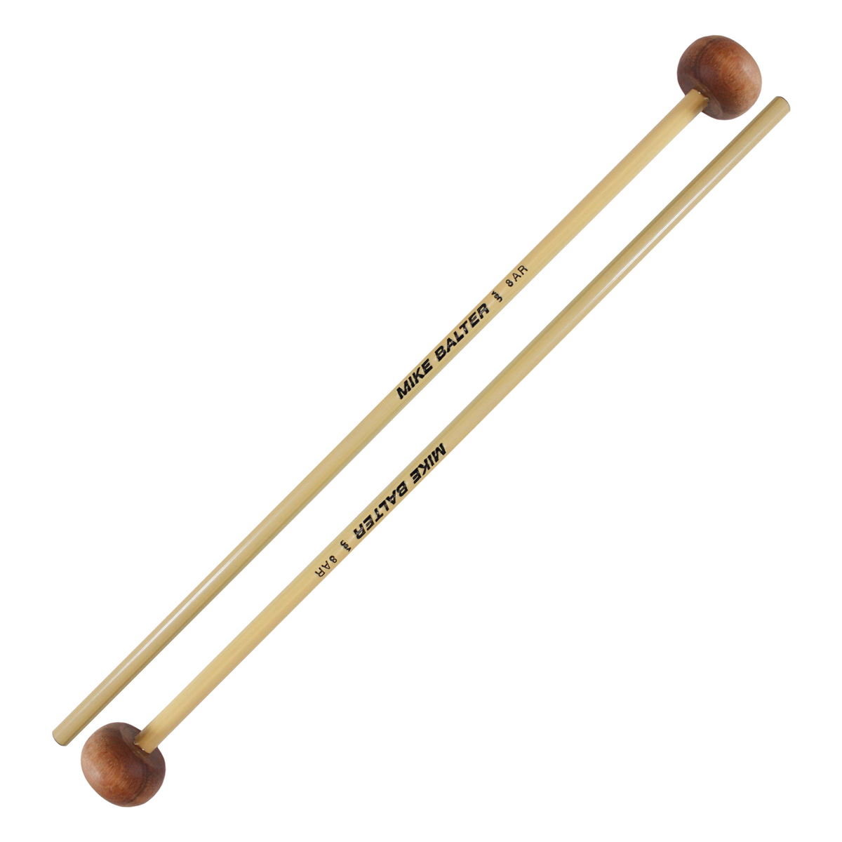 Mike Balter - Unwound Series Xylophone/Bell Mallets-Percussion-Mike Balter-B8A: 1 1/4&quot; Rosewood Hard-Rattan (R)-Music Elements