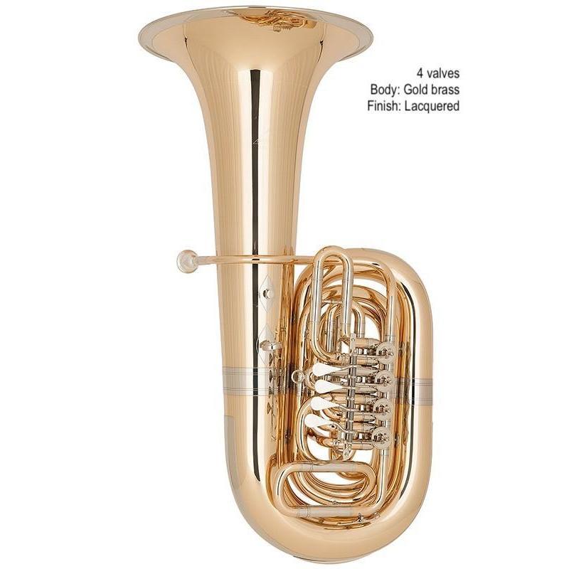 Miraphone - Model 86A 4-Valve CC Tuba (Lacquered) - Music Elements