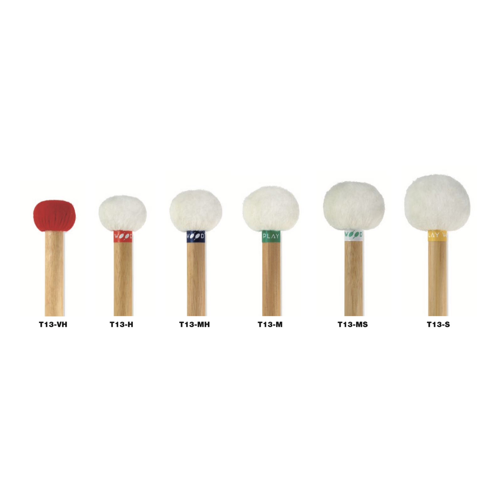 PlayWood - Standard Series T13 Timpani Mallets-Percussion-PlayWood-Music Elements