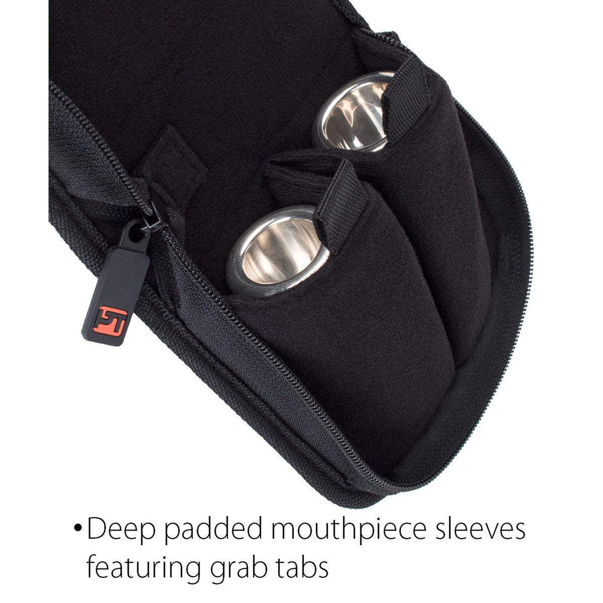 Protec - 2-Piece Tuba Nylon Mouthpiece Pouch with Zipper Closure (Camo)-Accessories-Protec-Music Elements