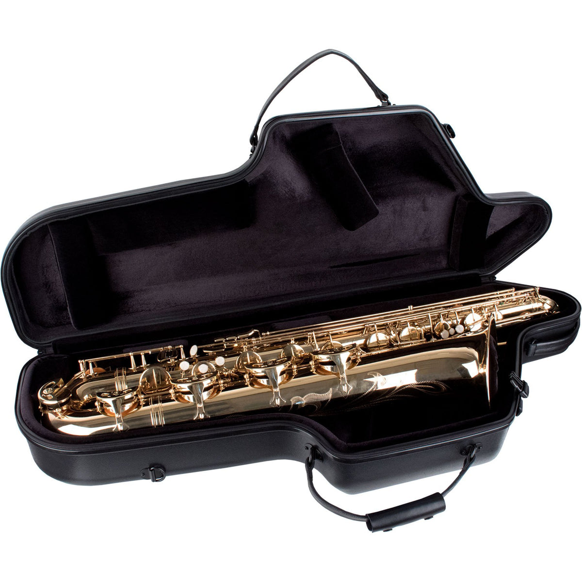 Protec - Baritone Low A &amp; Bb Saxophone ZIP Case (Contoured)-Accessories-Protec-Music Elements