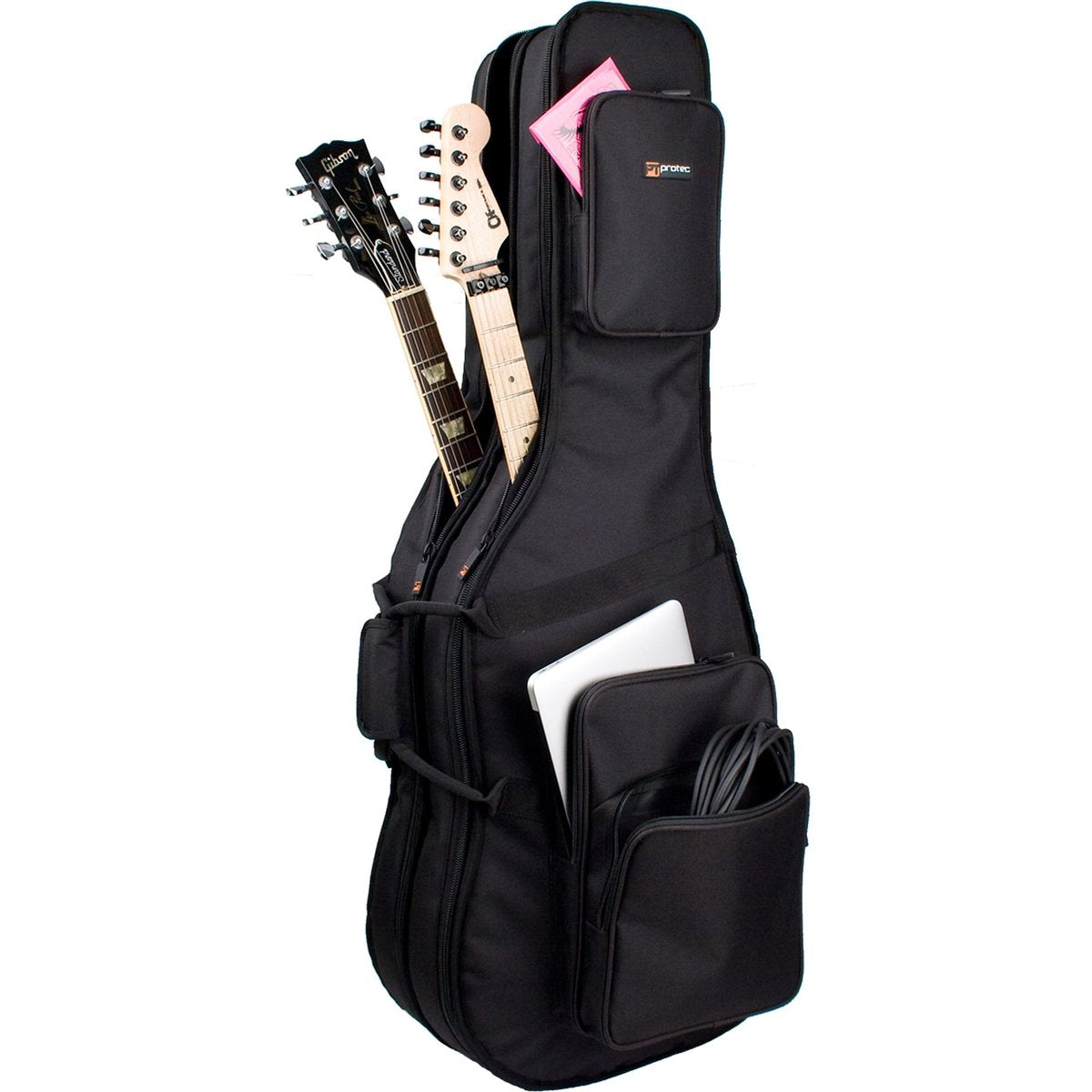 Protec - Double Electric Guitar Gig Bag (Gold Series)-Accessories-Protec-Music Elements