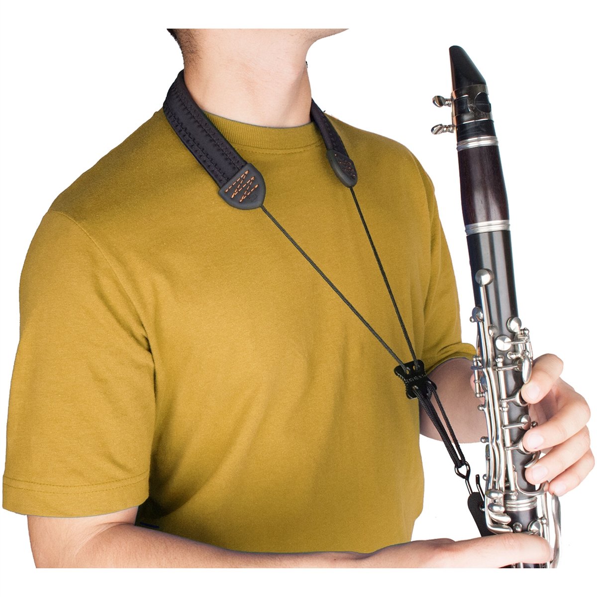 Protec - 20â€³ (Junior) Clarinet Neck Strap with Non-Elastic Cord-Accessories-Protec-Black-Music Elements
