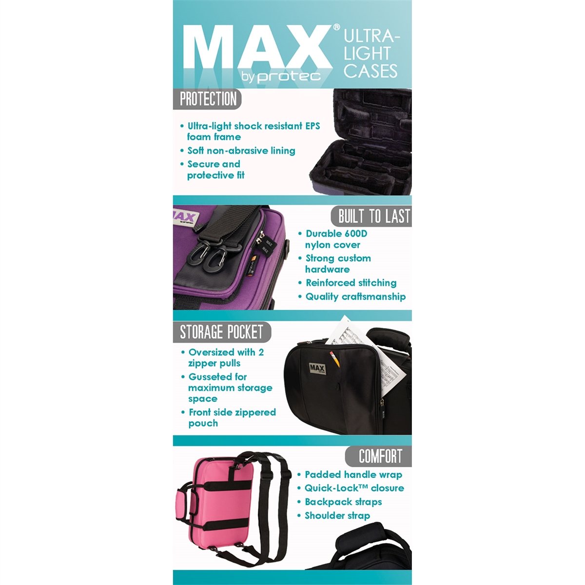Protec - Oboe MAX Case-Accessories-Protec-Music Elements