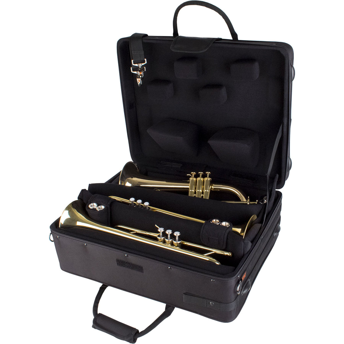 Protec - Quad Horn IPAC Case (Trumpet/Flugelhorn)-Case-Protec-Music Elements
