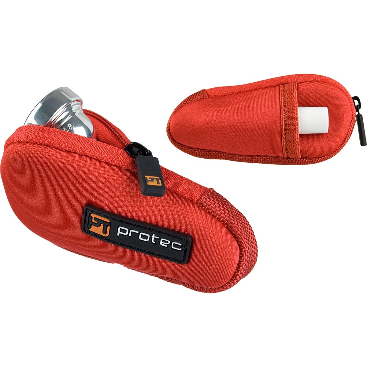 Protec - Single Neoprene Mouthpiece Pouch (for Trumpet)-Accessories-Protec-Red-Music Elements
