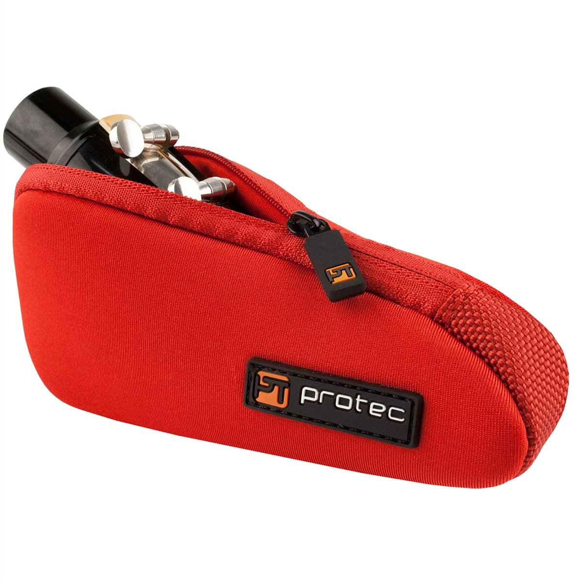 Protec - Single Neoprene Mouthpiece Pouch (for Tuba/Tenor Saxophone)-Accessories-Protec-Red-Music Elements