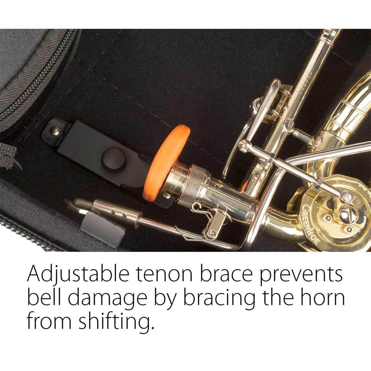 Protec - Tenor Trombone with F Attachment IPAC Case-Case-Protec-Music Elements