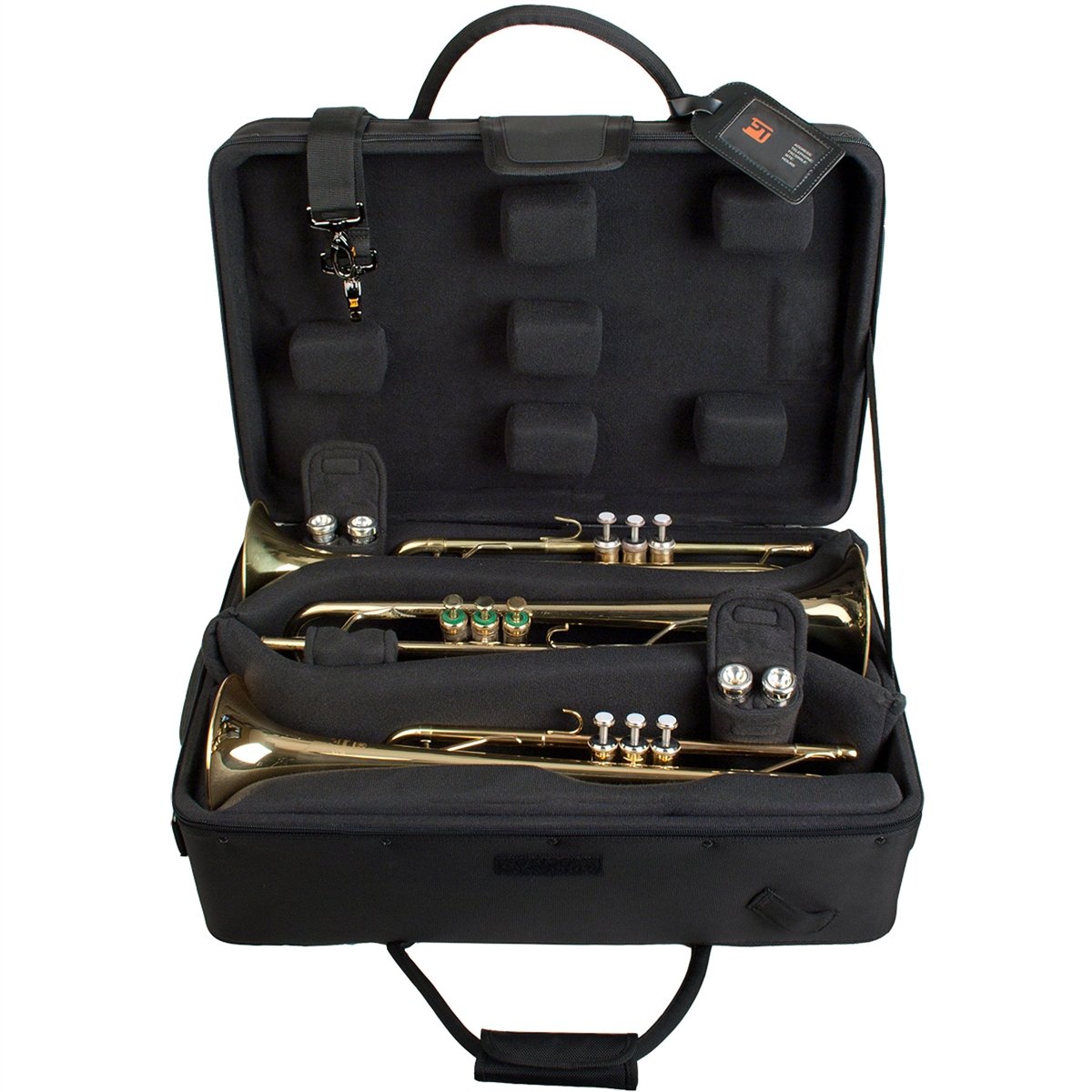 Protec - Triple Horn IPAC Case (Trumpet/Flugelhorn)-Case-Protec-Music Elements