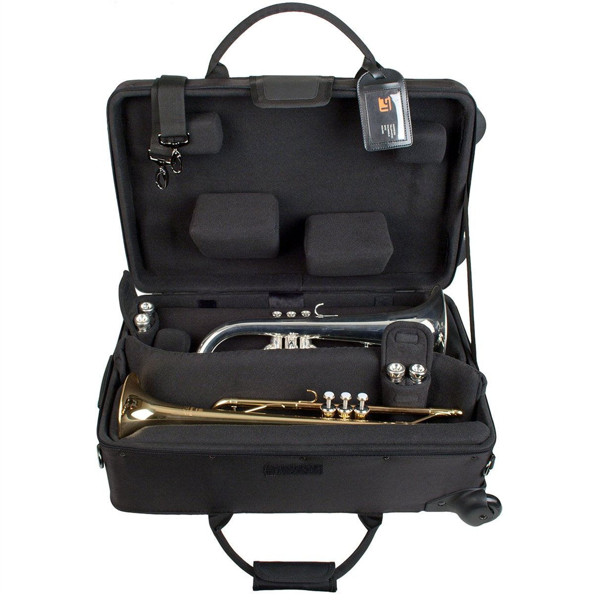 Protec - Triple Horn IPAC Case with Wheels (Trumpet/Flugelhorn)-Case-Protec-Music Elements