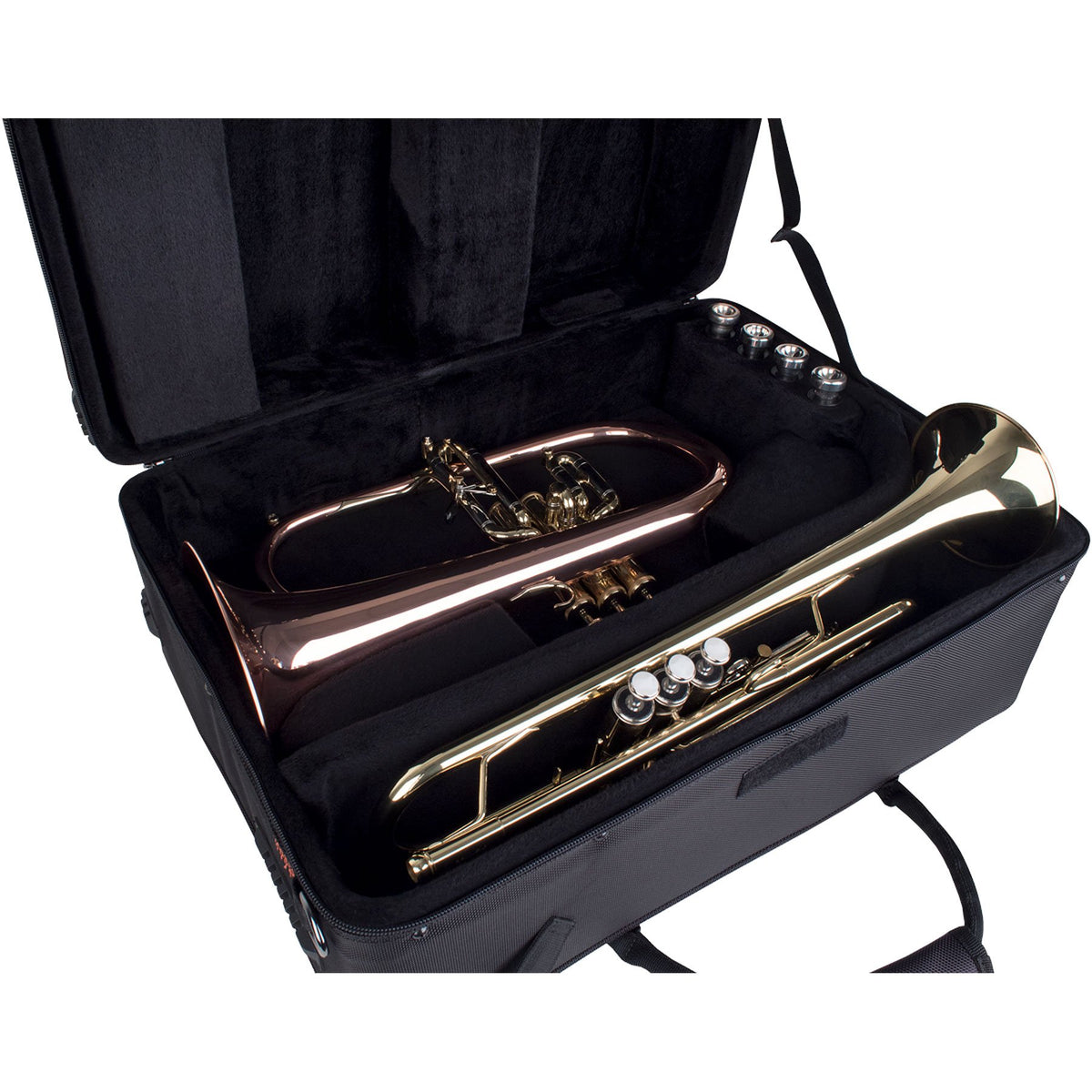 Protec - Trumpet/Flugelhorn Combo PRO PAC Case-Case-Protec-Music Elements