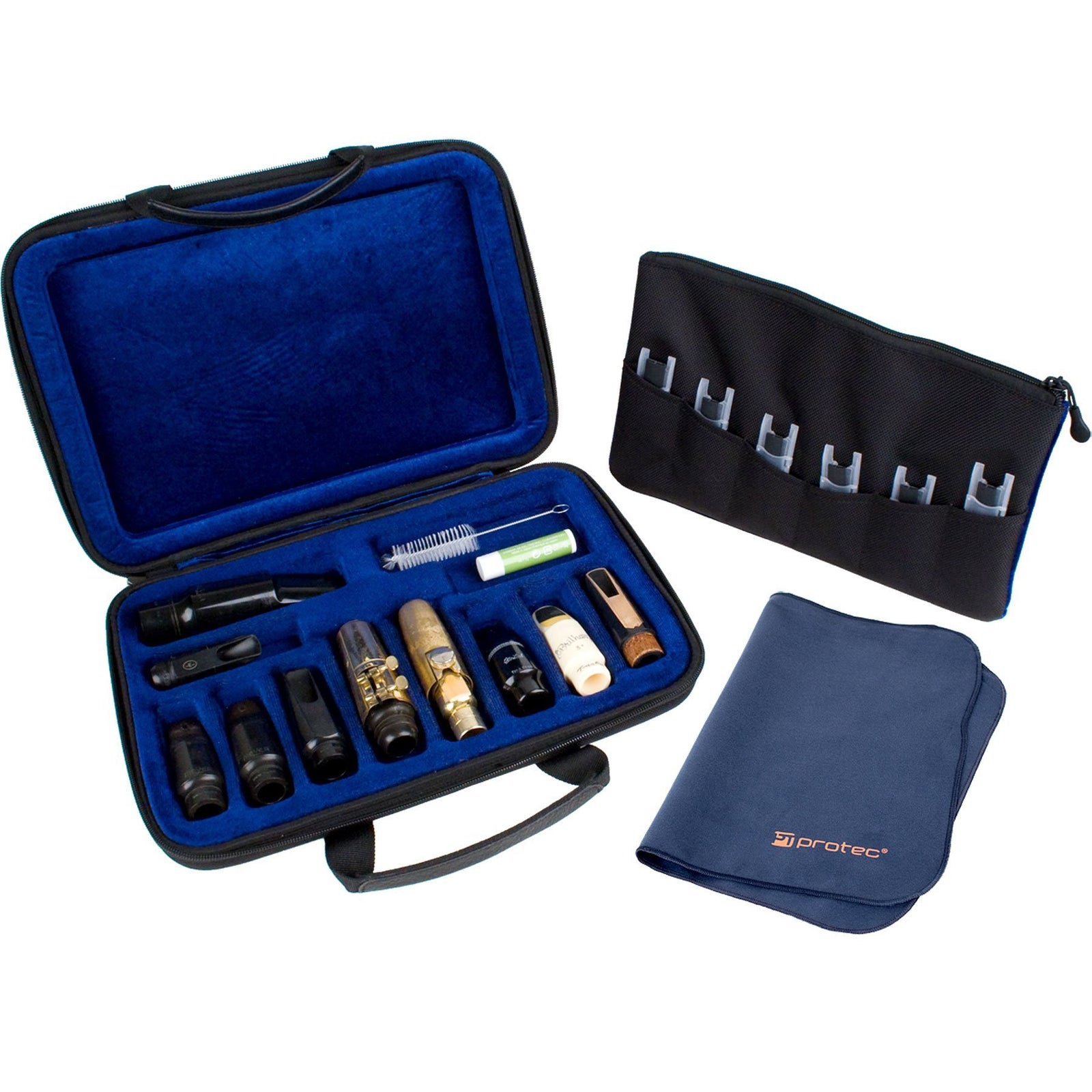 Protec - 10-Piece Woodwind Mouthpiece Case-Accessories-Protec-Music Elements
