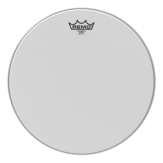 Remo - 14" Batter Crimped Falams II Smooth White Drum Head-Percussion-Remo-Music Elements