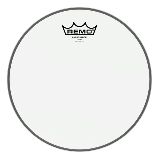 Remo - Ambassador Clear Drum Heads-Percussion-Remo-10&quot;-Music Elements