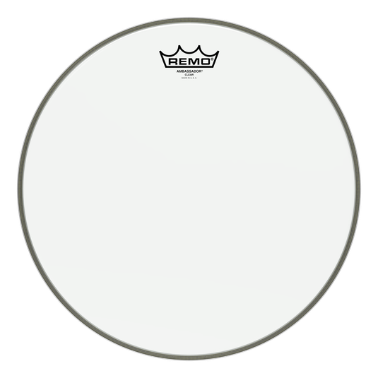 Remo - Ambassador Clear Drum Heads-Percussion-Remo-14&quot;-Music Elements