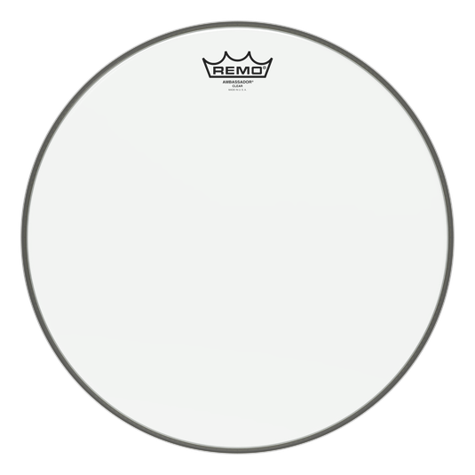 Remo - Ambassador Clear Drum Heads-Percussion-Remo-15&quot;-Music Elements