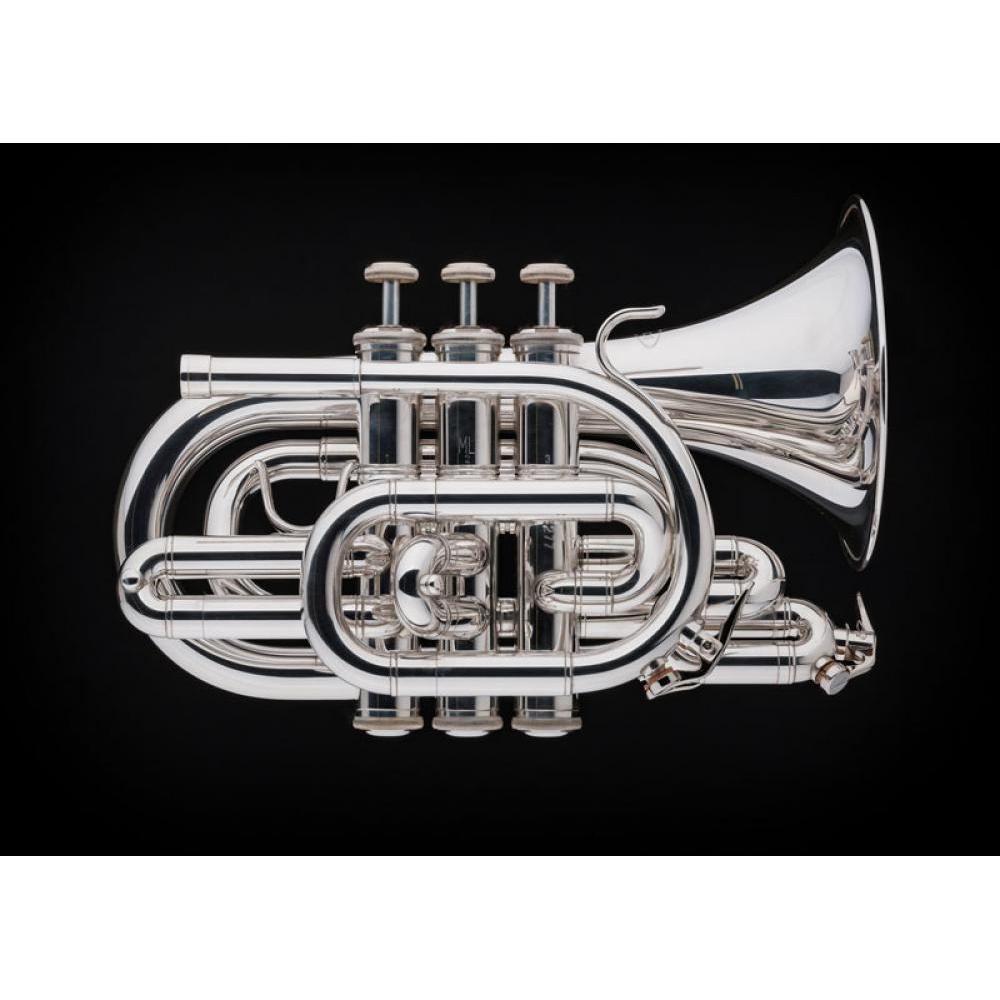 Schagerl - Academica Series - PT-200 Pocket Trumpets-Trumpet-Schagerl-Silver Plated-Music Elements