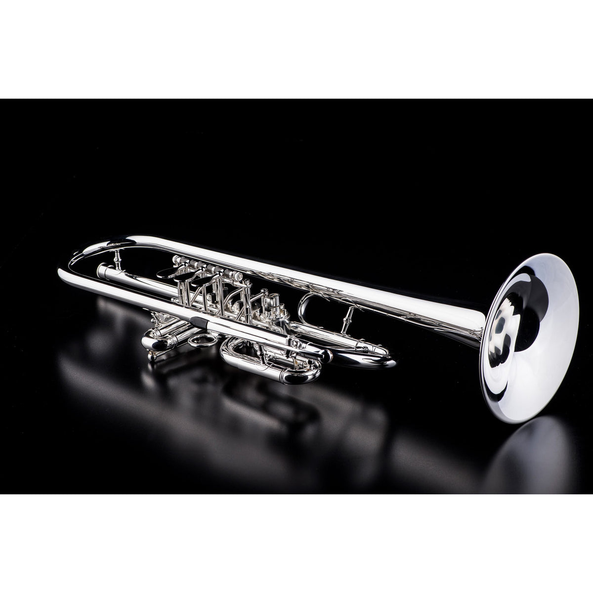 Schagerl - Meisterinstrumente - Wien Rotary Bb Trumpet (Silver Plated)