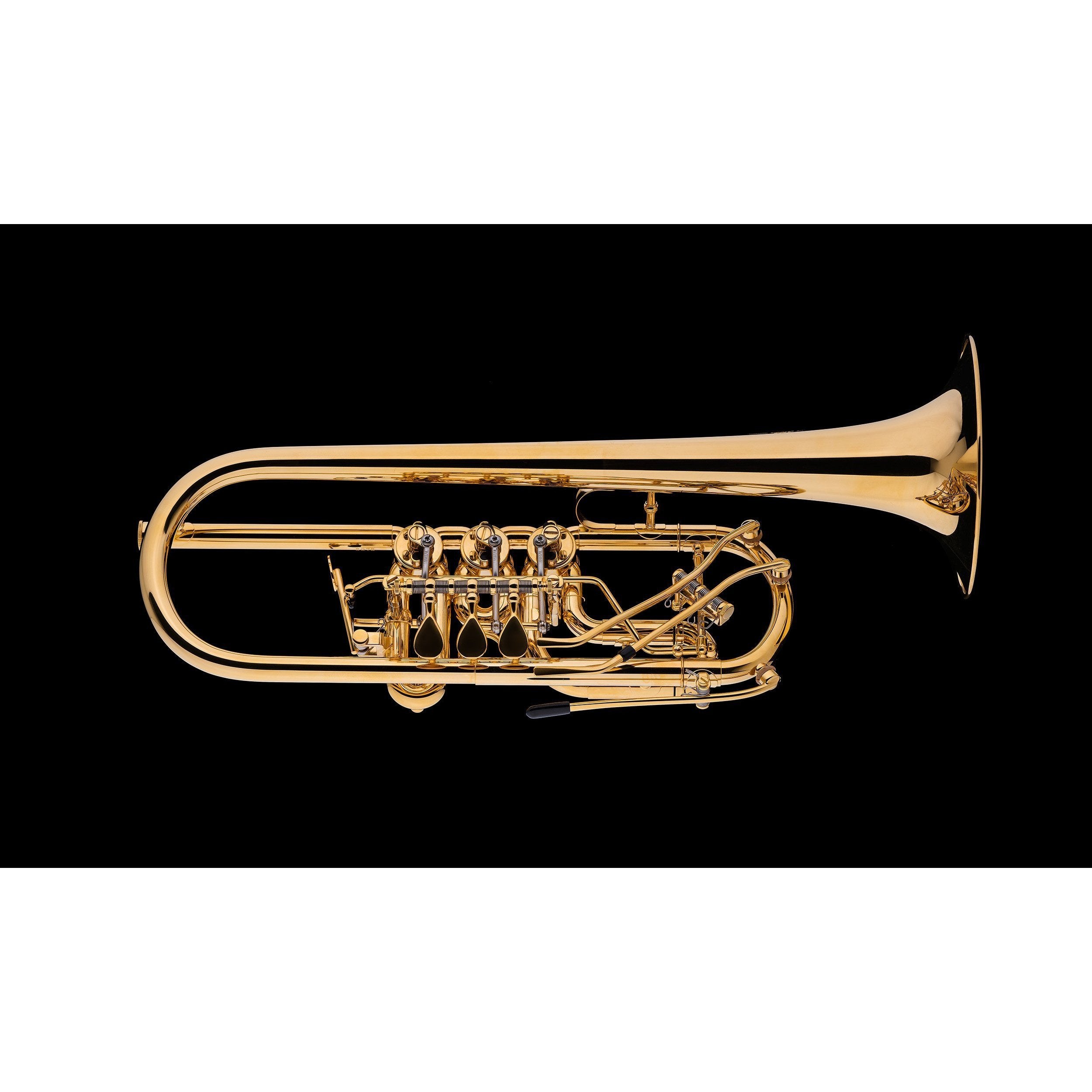 Schagerl - Meisterinstrumente - Wien Rotary C Trumpet (Gold Plated