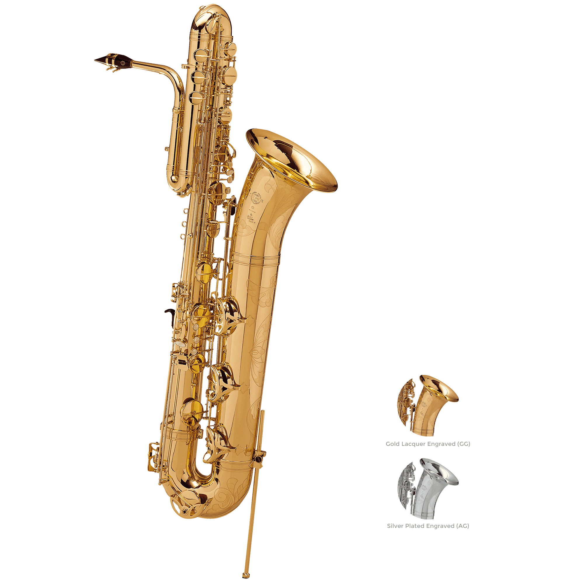 Selmer Paris - Super Action 80 Series II Jubilee Bass Saxophones-Saxophone-Selmer Paris-Music Elements