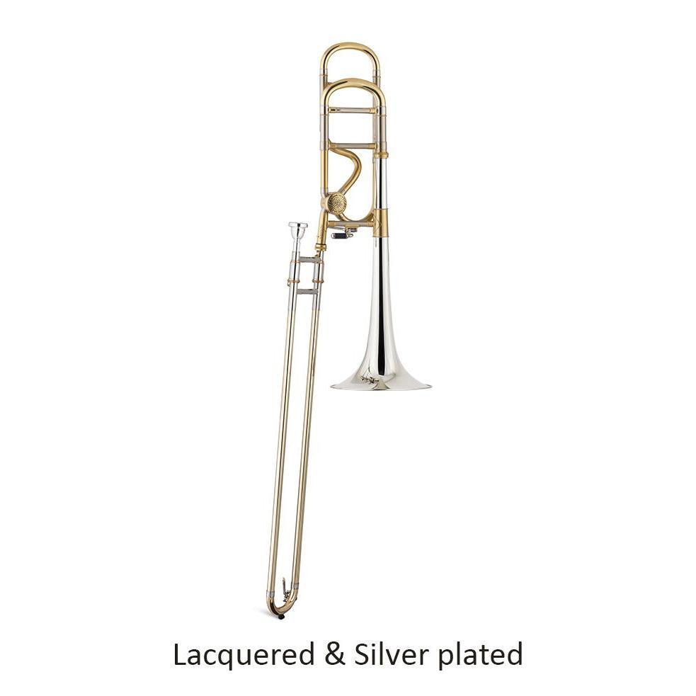 Stomvi - TitÃ¡n Bellflex One Screw Bb/F Tenor Trombones-Trombone-Stomvi-Lacquered-Lacquered and Silver Plated-Music Elements