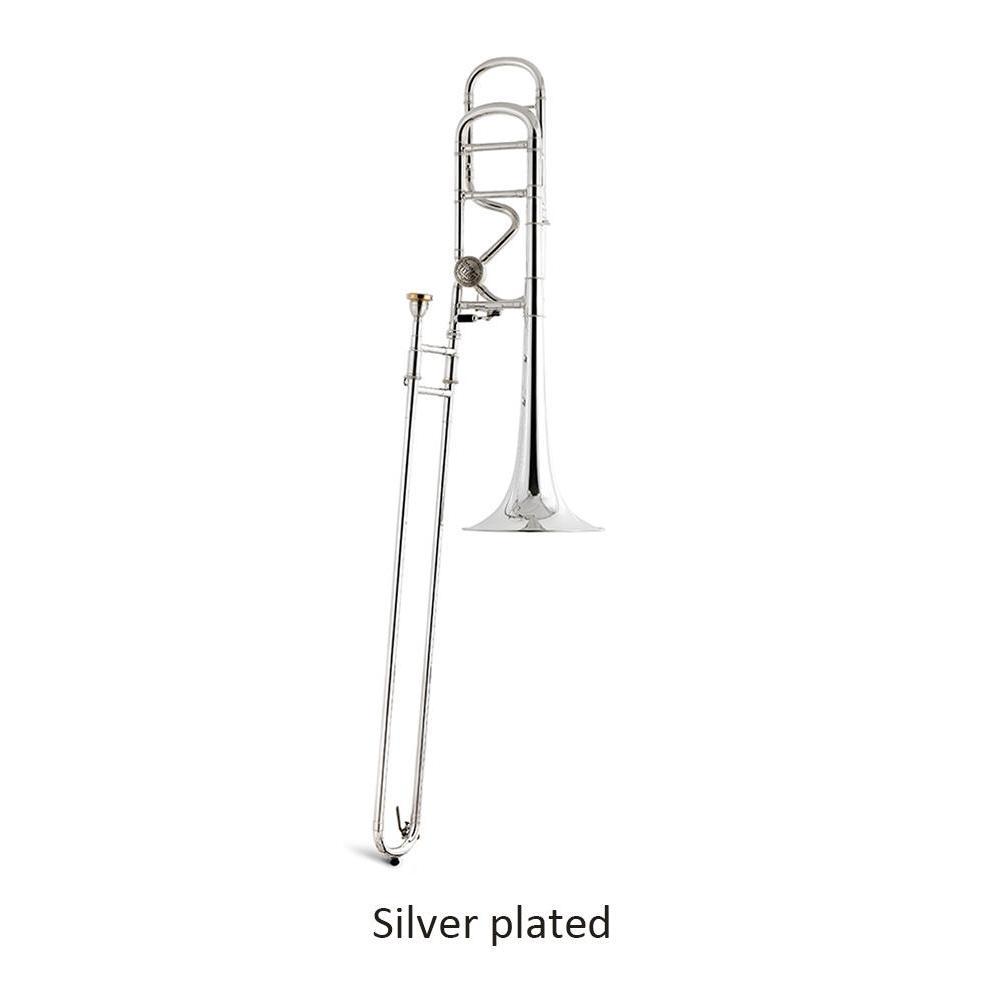 Stomvi - TitÃ¡n Bellflex One Screw Bb/F Tenor Trombones-Trombone-Stomvi-Lacquered-Silver Plated-Music Elements