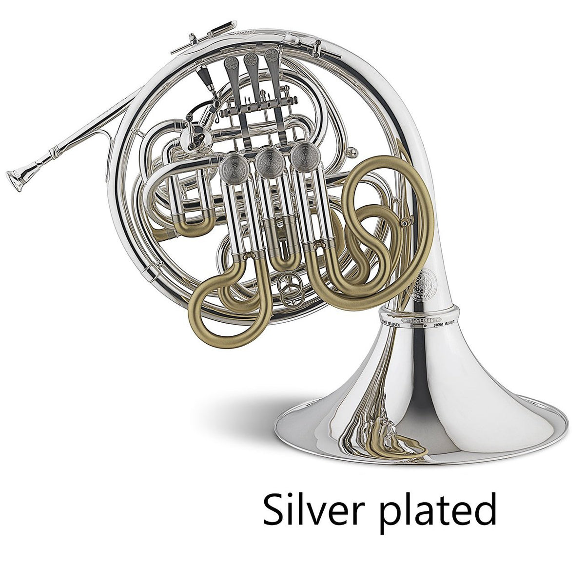 Stomvi - TitÃ¡n CINCO Bb/F Double Bellfex French Horns-French Horn-Stomvi-Silver Plated-Music Elements