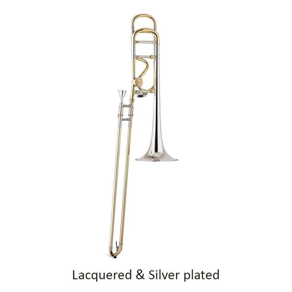 Stomvi - TitÃ¡n Gold Brass Double Screw Bb/F Tenor Trombones-Trombone-Stomvi-Lacquered-Lacquered and Silver Plated-Music Elements