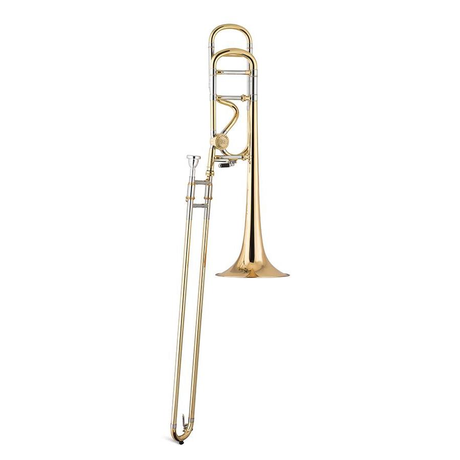Stomvi - TitÃ¡n Gold Brass Double Screw Bb/F Tenor Trombones-Trombone-Stomvi-Music Elements