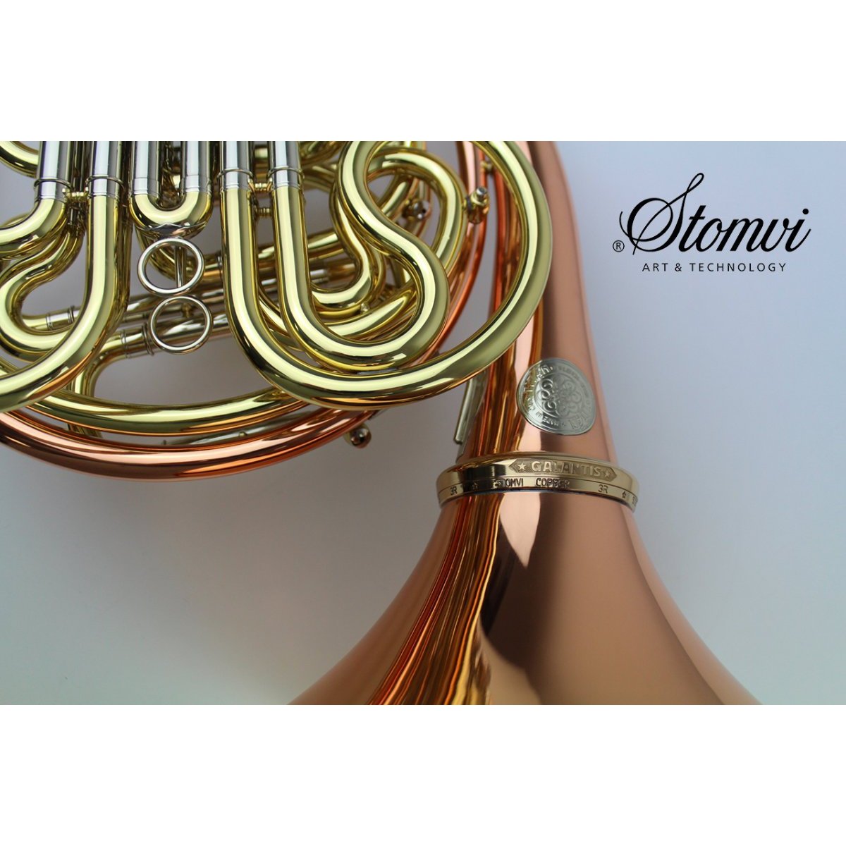 Stomvi - TitÃ¡n SEIS Bb/F Double Copper French Horns (Geyer System)-French Horn-Stomvi-Music Elements