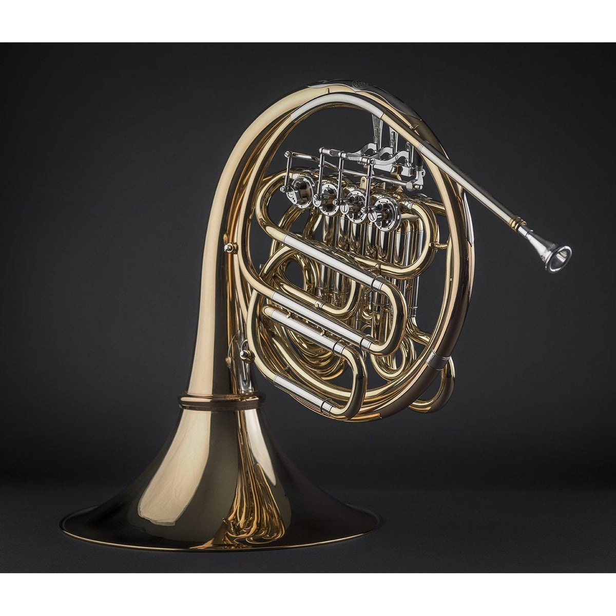 Stomvi - TitÃ¡n SEIS Bb/F Double Gold Brass French Horns (Geyer System)-French Horn-Stomvi-Music Elements