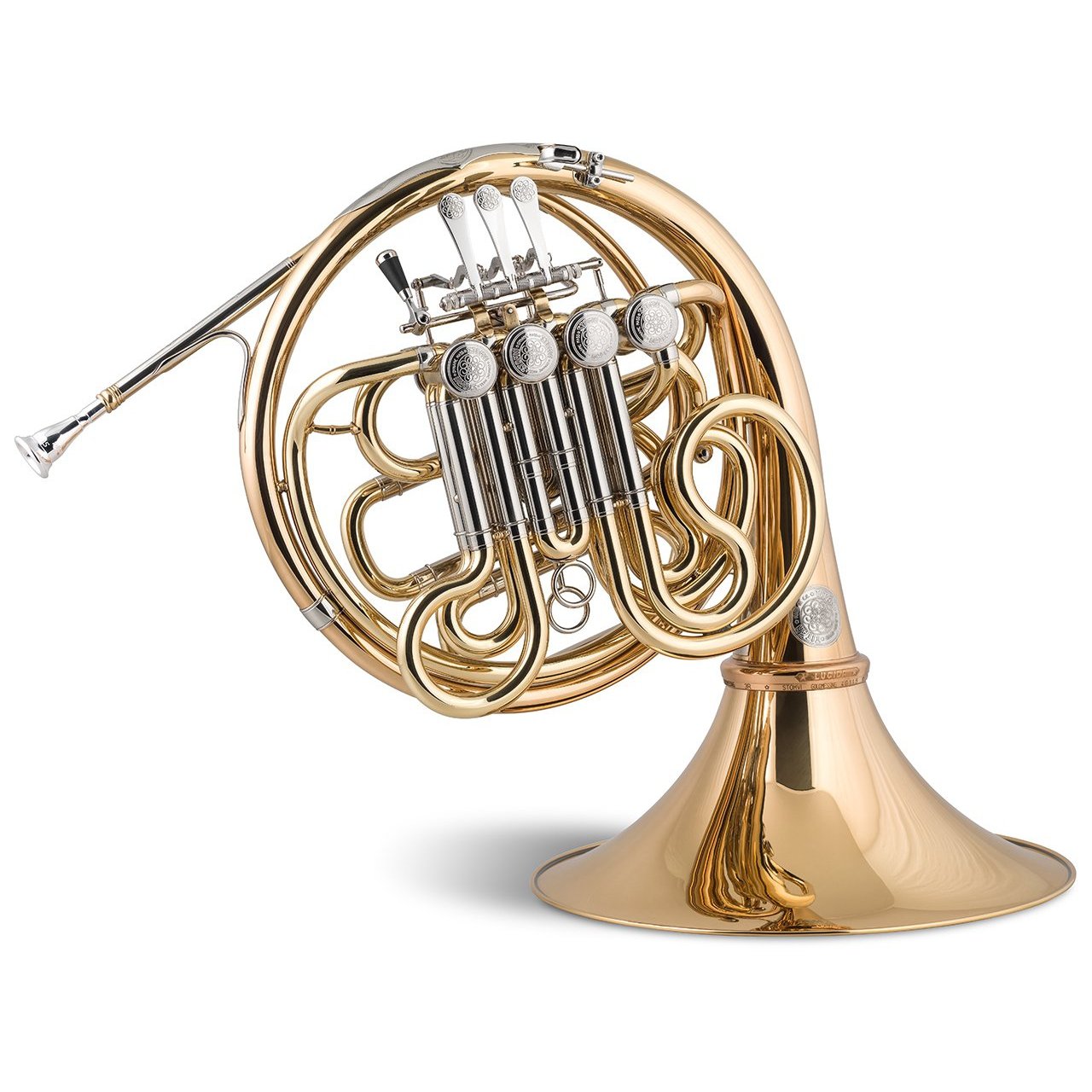 Stomvi - TitÃ¡n SEIS Bb/F Double Gold Brass French Horns (Geyer System)-French Horn-Stomvi-Music Elements