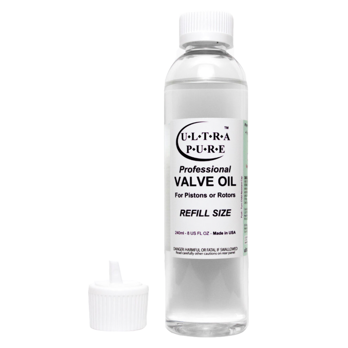 Ultra Pure - Valve Oil 8oz. Refill-Lubricants-Ultra Pure-Music Elements