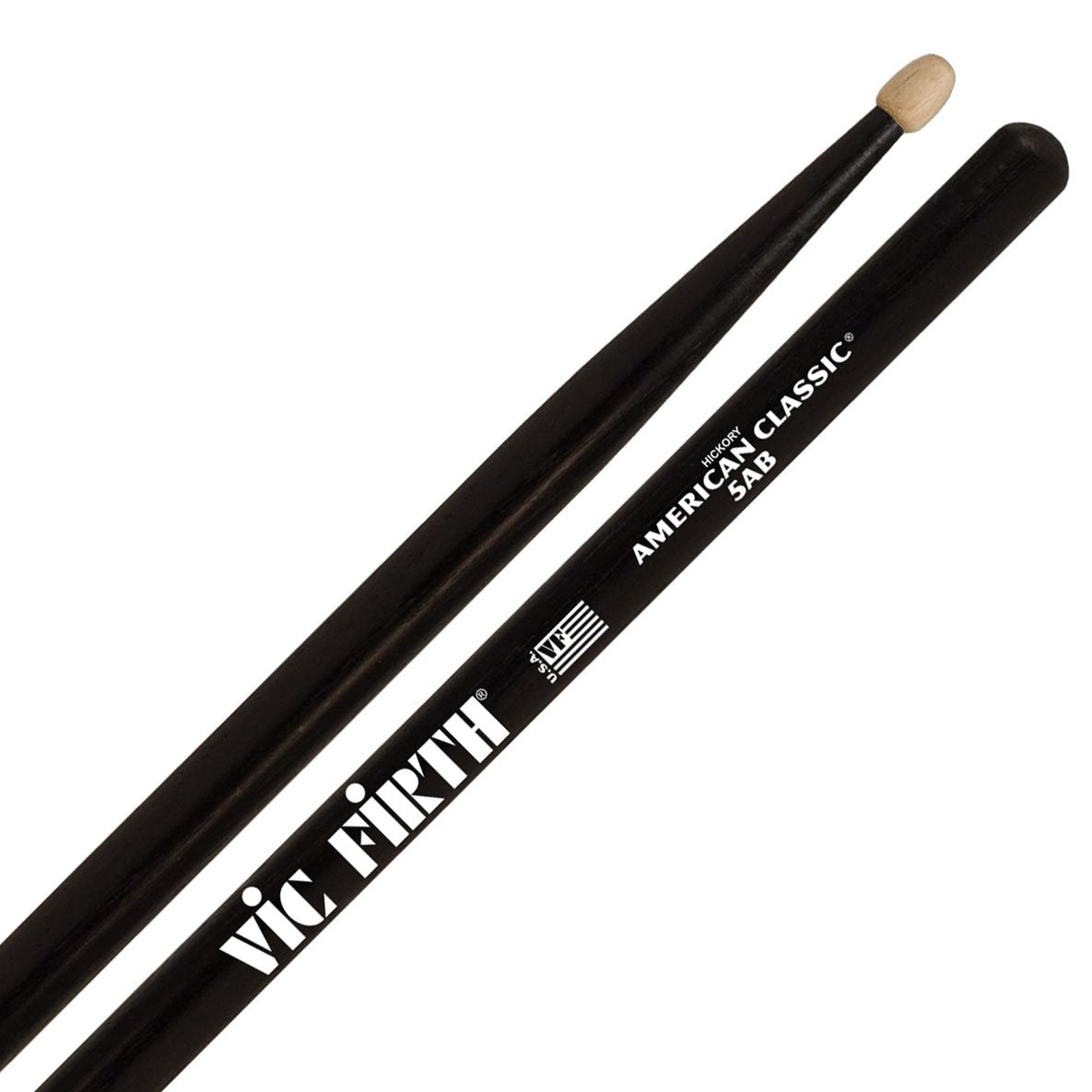 Vic Firth - American Classic Drumsticks-Percussion-Vic Firth-5AB (Black)-Music Elements