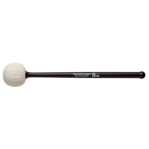 Vic Firth - Soundpower Bass Drum Mallets-Percussion-Vic Firth-BD3: Staccato-Music Elements