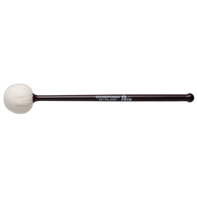 Vic Firth - Soundpower Bass Drum Mallets-Percussion-Vic Firth-BD7: Rollers (Pair)-Music Elements