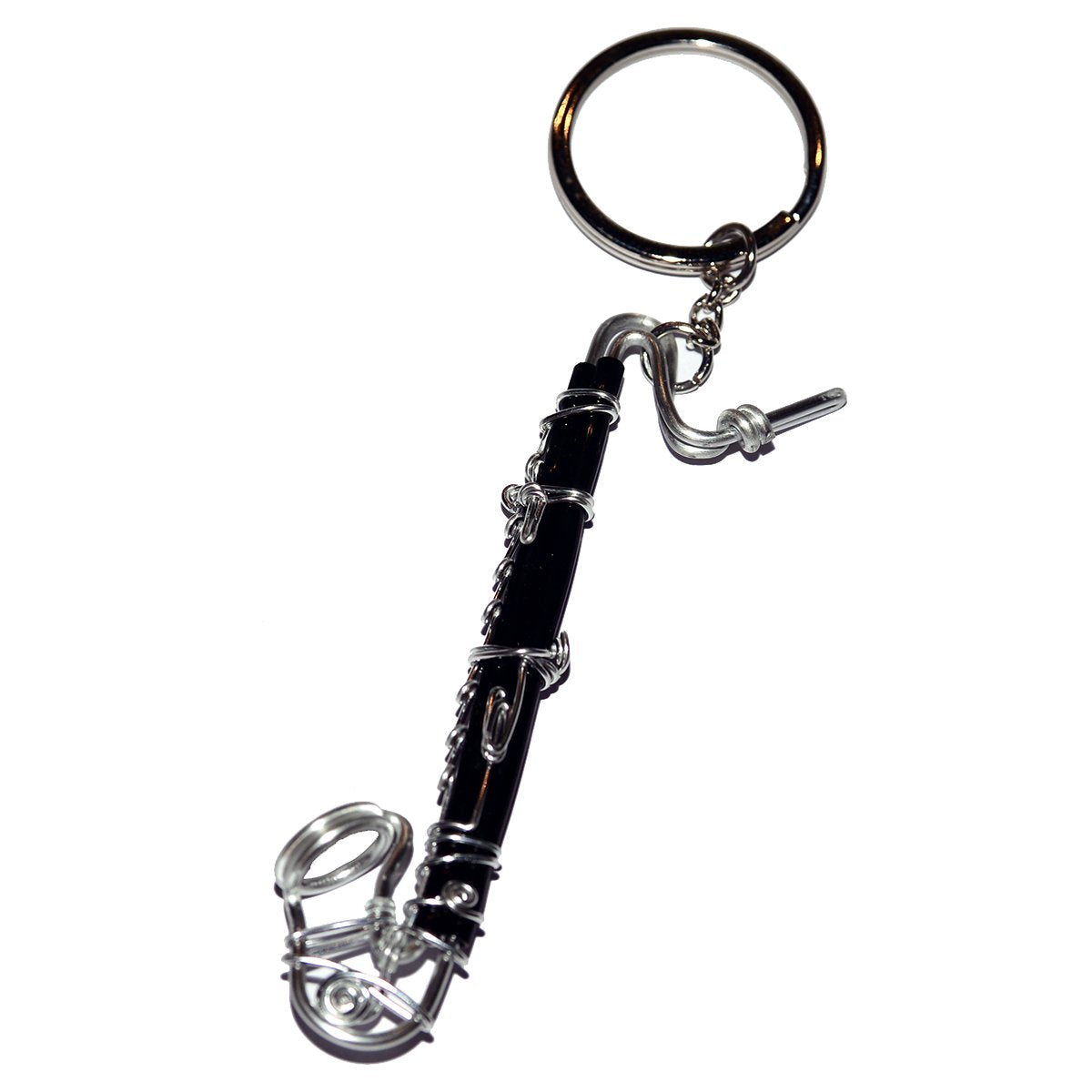 Wire Art Walker - Bass Clarinet Keychain-Accessories-Wire Art Walker-Music Elements