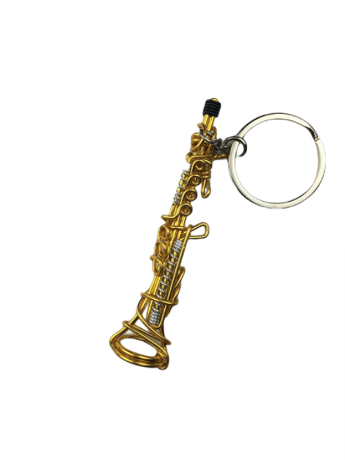 Saxophone keychain clearance