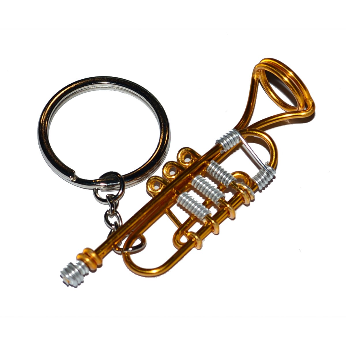 Wire Art Walker - Trumpet Keychain-Accessories-Wire Art Walker-Music Elements