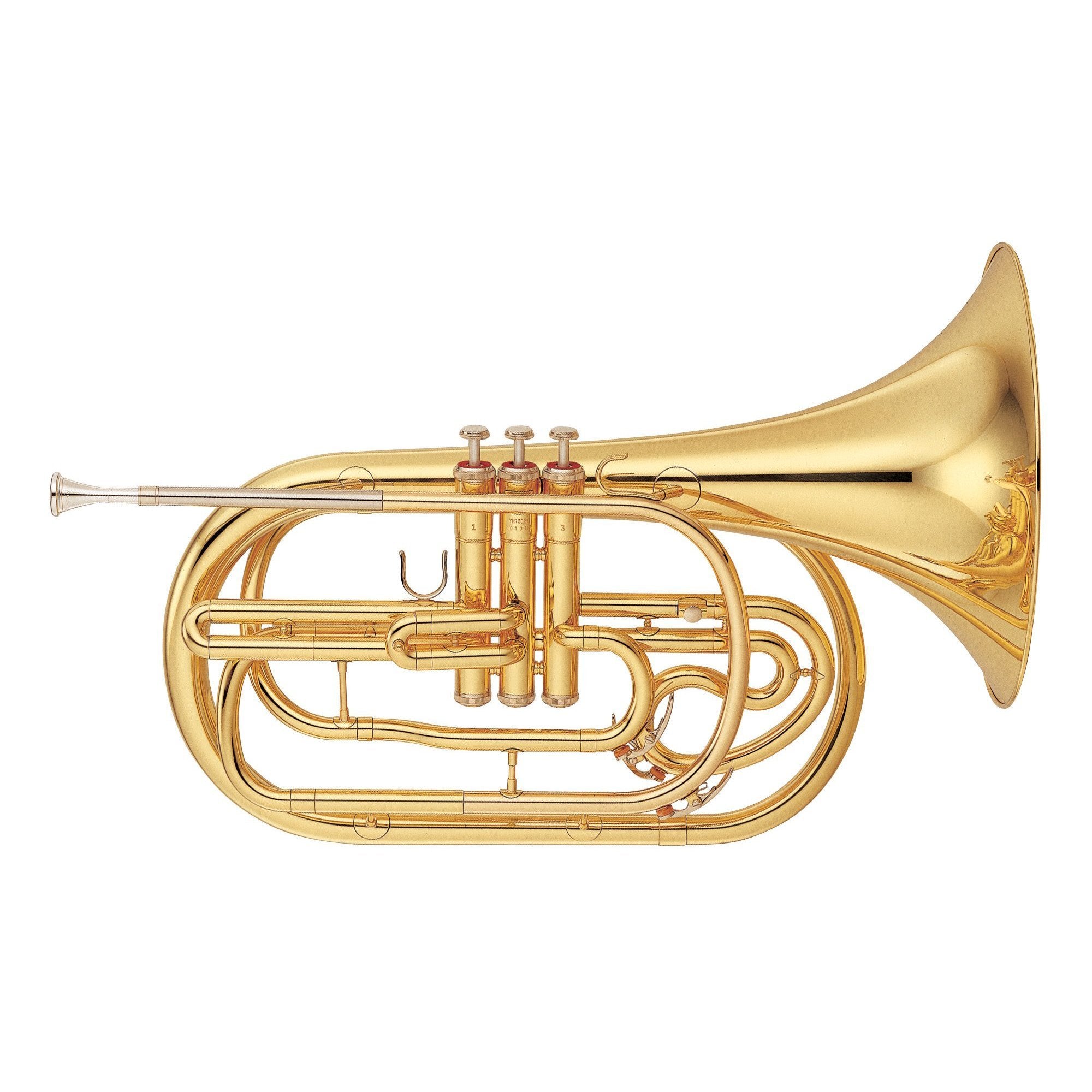 Yamaha - YHR-302M - Marching French Horn-French Horn-Yamaha-Music Elements