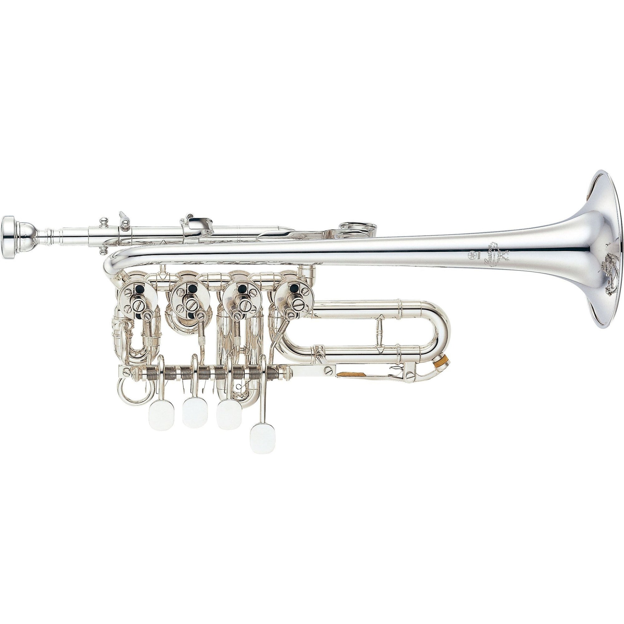 Yamaha - YTR-988 - Custom Rotary Piccolo Trumpet-Trumpet-Yamaha-Music Elements