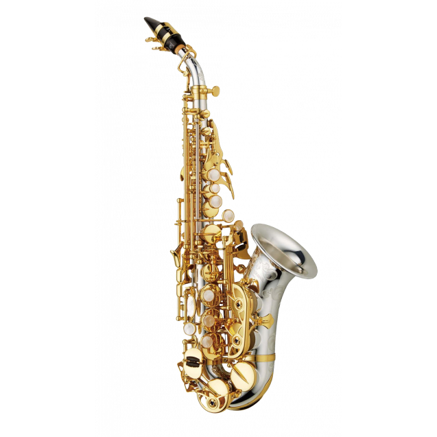 Yanagisawa - S-WO37 Silver Curved Soprano Saxophones-Saxophone-Yanagisawa-Music Elements