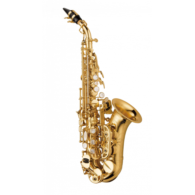 Yanagisawa - SC-WO10 Brass Curved Soprano Saxophone-Saxophone-Yanagisawa-Clear Lacquer-Music Elements