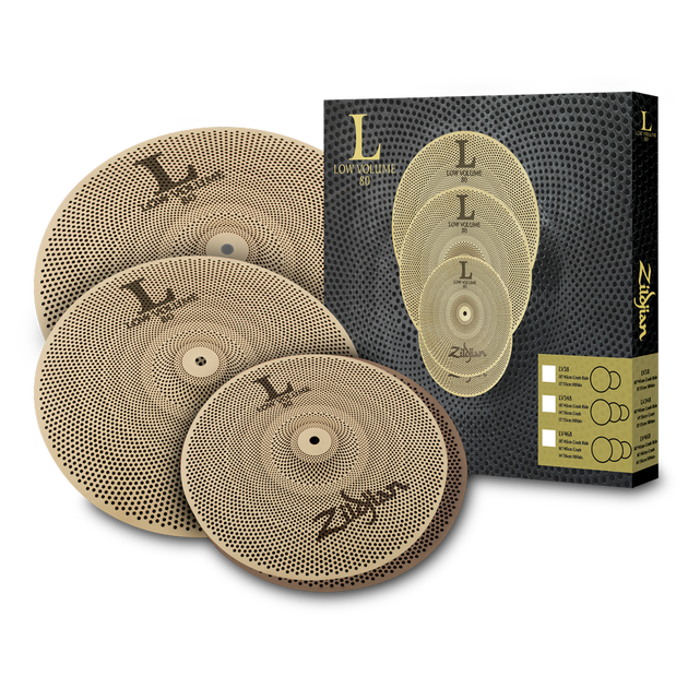 Zildjian - LV468 Low Volume Cymbal Set (14/16/18")-Cymbal-Zildjian-Music Elements